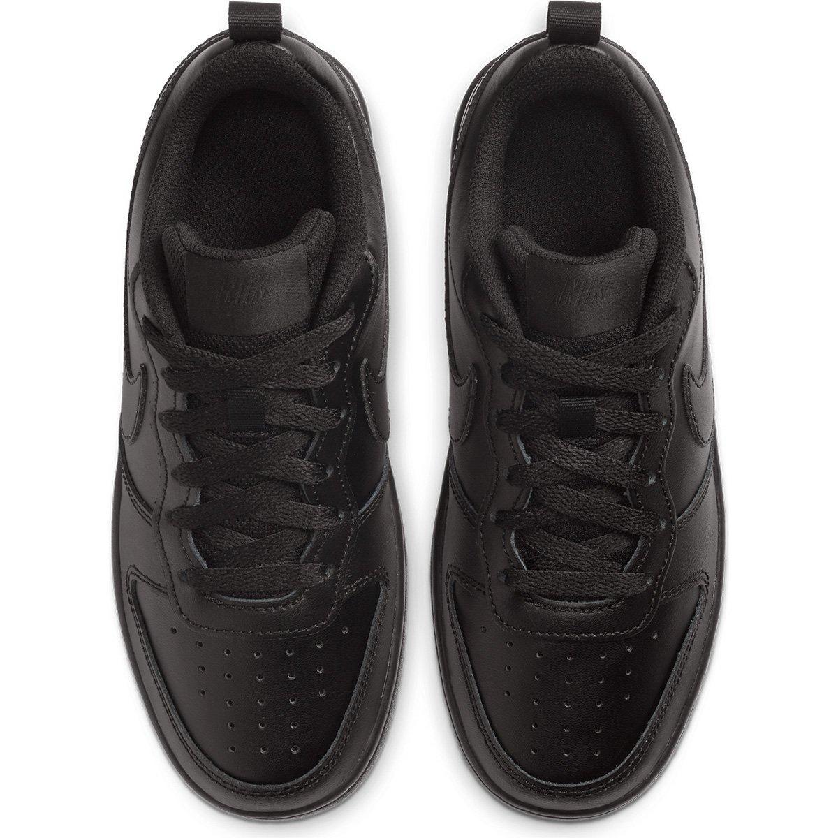 Tênis Infantil Nike Court Borough Low 2 - Preto | Netshoes