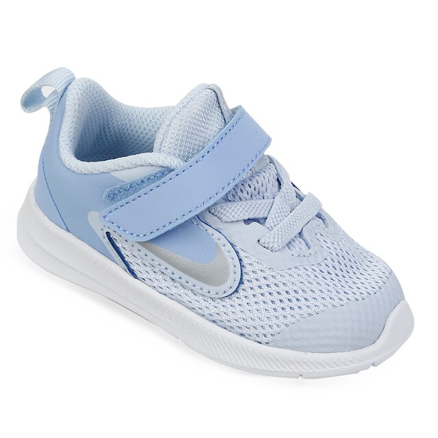 Tênis Infantil Nike Downshifter 9 Velcro TDV - Azul Claro Menor preço em Tênis Infantil Nike Downshifter 9 Velcro TDV - Azul Claro