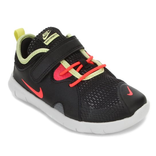 Tênis Infantil Nike Flex Contact 3 TDV - Preto+Vermelho Menor preço em Tênis Infantil Nike Flex Contact 3 TDV - Preto+Vermelho