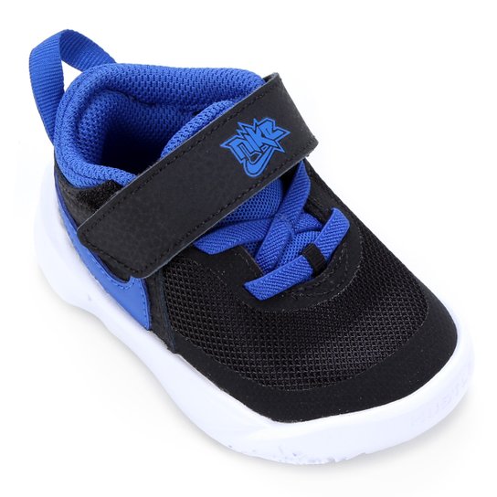Tênis Infantil Nike Team Hustle D 10 TD - Preto+Azul Menor preço em Tênis Infantil Nike Team Hustle D 10 TD - Preto+Azul