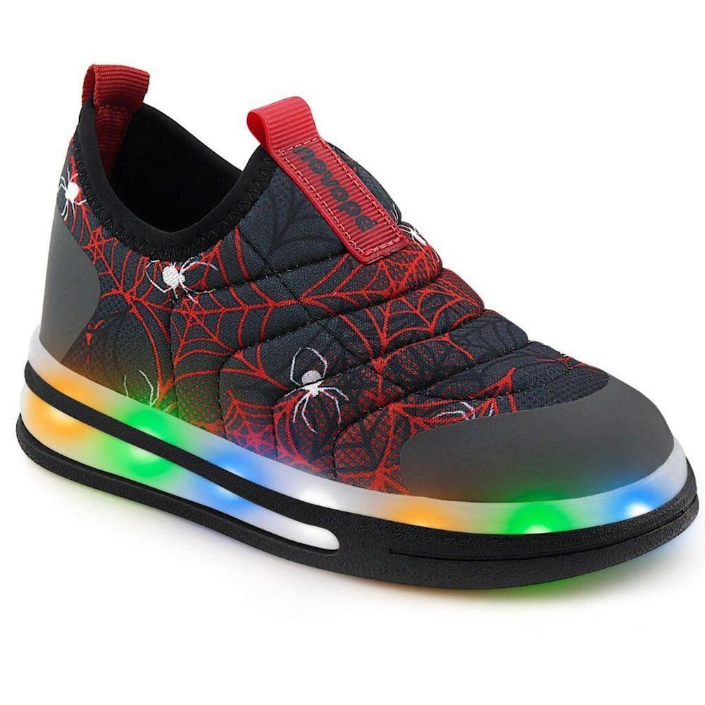 Tenis Infantil Novope 72001016 Com Led Meninos