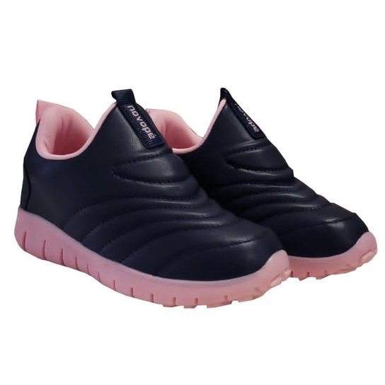 Tênis Infantil Novope Impermeável Menina Confortável Sem Cadarço 21263 - Azul Menor preço em Tênis Infantil Novope Impermeável Menina Confortável Sem Cadarço 21263 - Azul