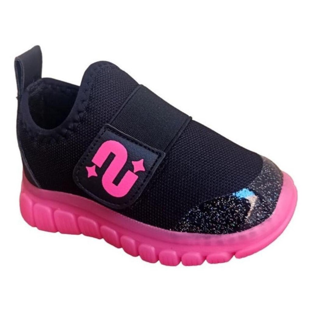 Tênis Infantil Novopé Soft Sport preto/pink