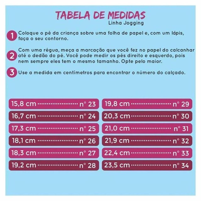 Tênis Infantil Ortopasso Calce Fácil Escolar Básico