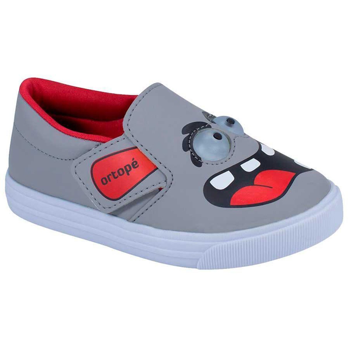Tênis Infantil Ortopé Booh Menino - Cinza | Netshoes
