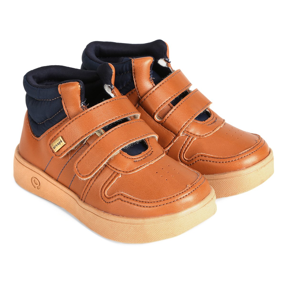 tenis ortopedico cano alto infantil masculino