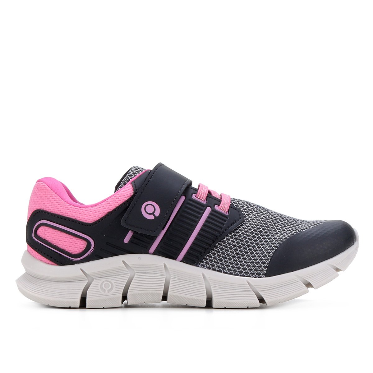 Tênis Infantil Ortopé Flex Run Feminino - Preto+Nude | Netshoes
