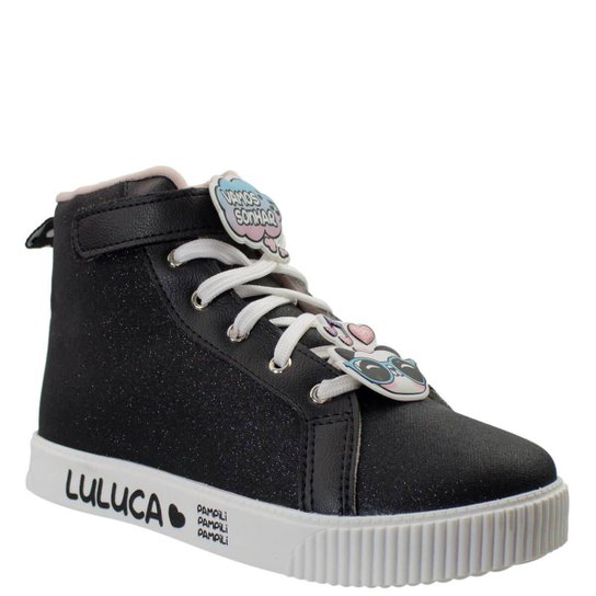 Tênis Infantil Pampili Luluca Menina 435.109 - Preto Menor preço em Tênis Infantil Pampili Luluca Menina 435.109 - Preto