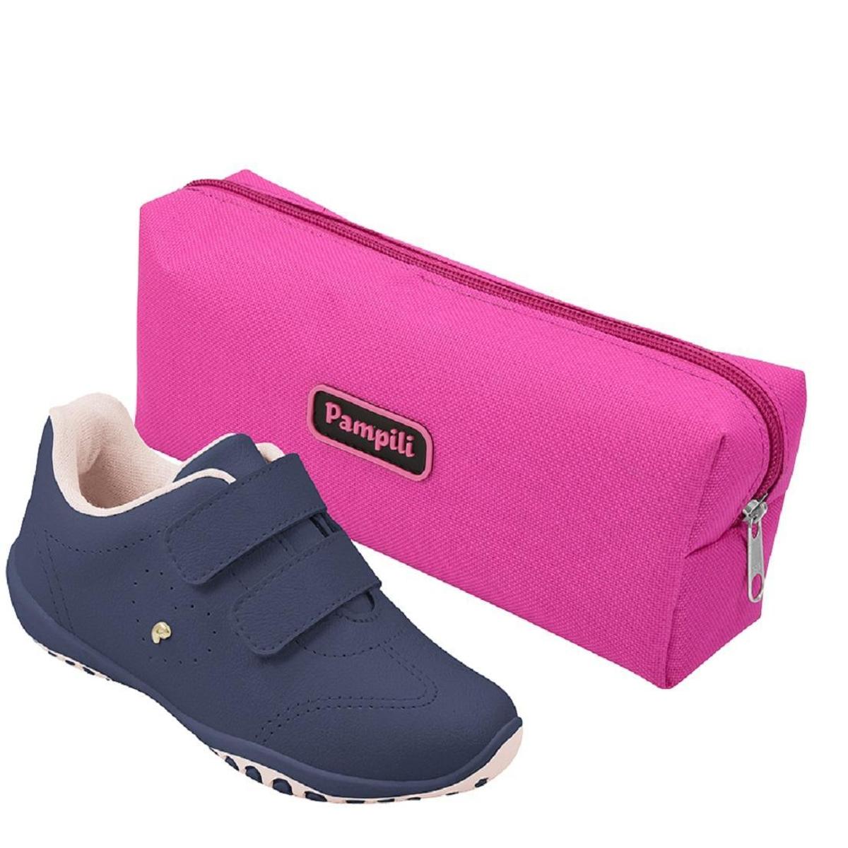 TENIS INFANTIL PAMPILI MENINA HONEY 169176 - Azul | Netshoes