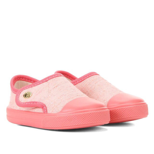 Tênis Infantil Pimpolho Confort - Rosa Claro Menor preço em Tênis Infantil Pimpolho Confort - Rosa Claro