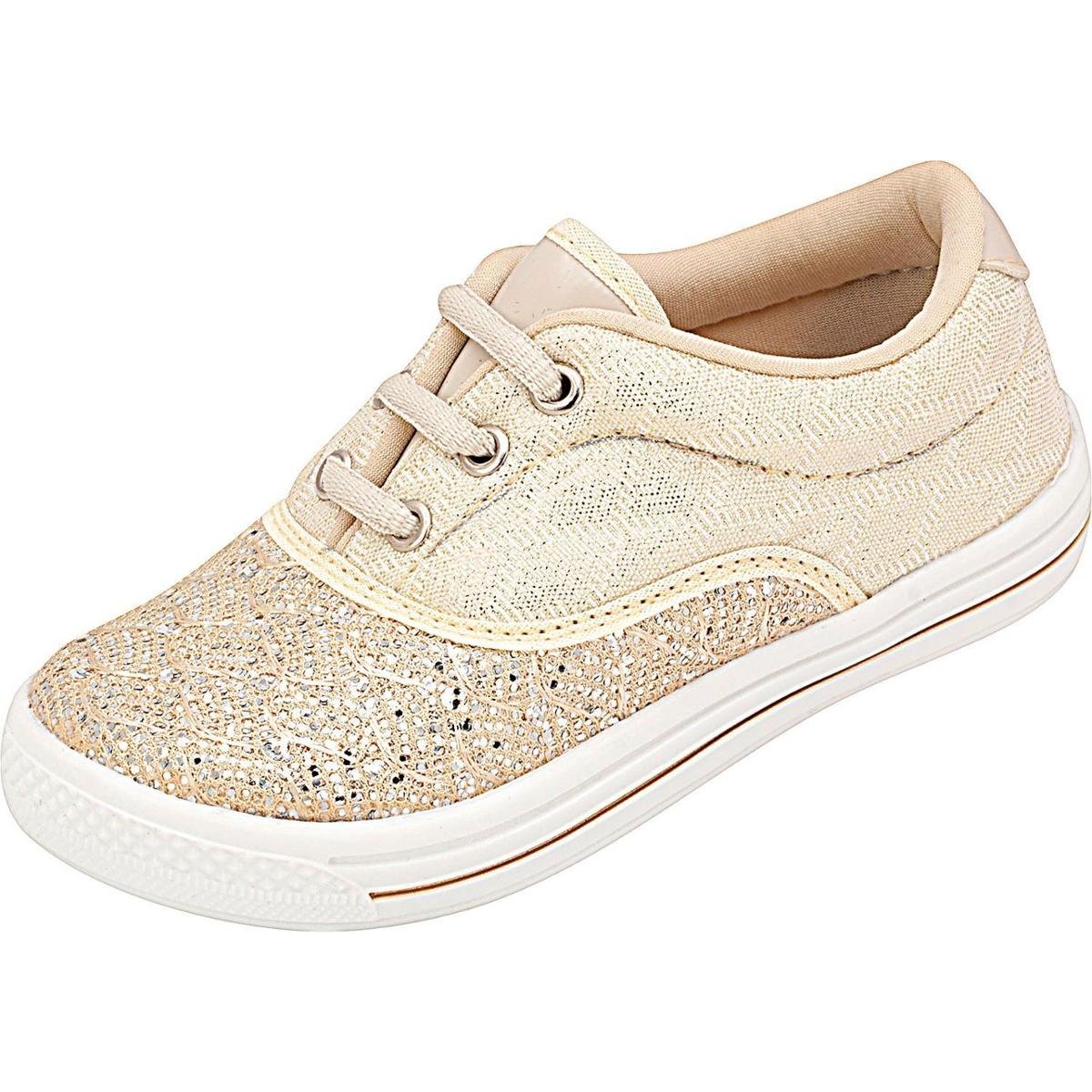 tenis masculino dourado