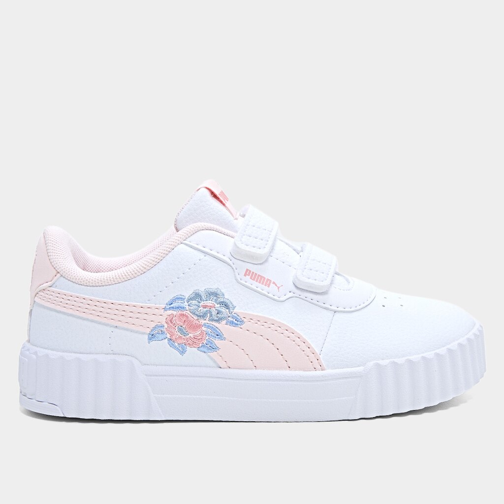 Tênis Infantil Puma Carina 3.0 Floral Menina