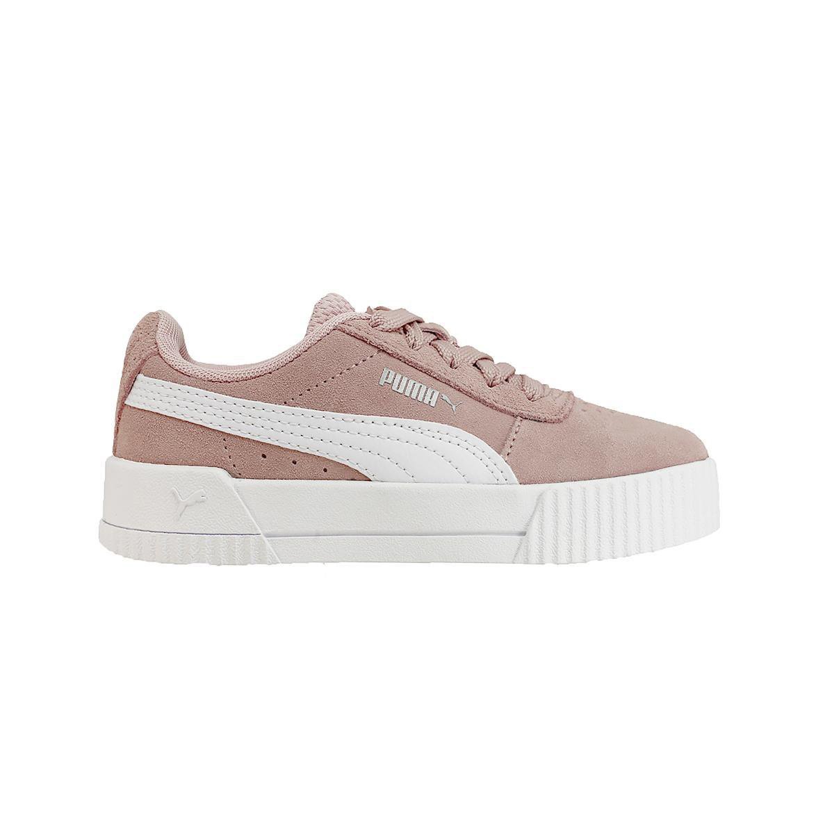 tenis puma rosa y azul