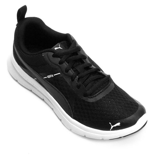 Tênis Infantil Puma Flex Essential Jr - Preto Menor preço em Tênis Infantil Puma Flex Essential Jr - Preto