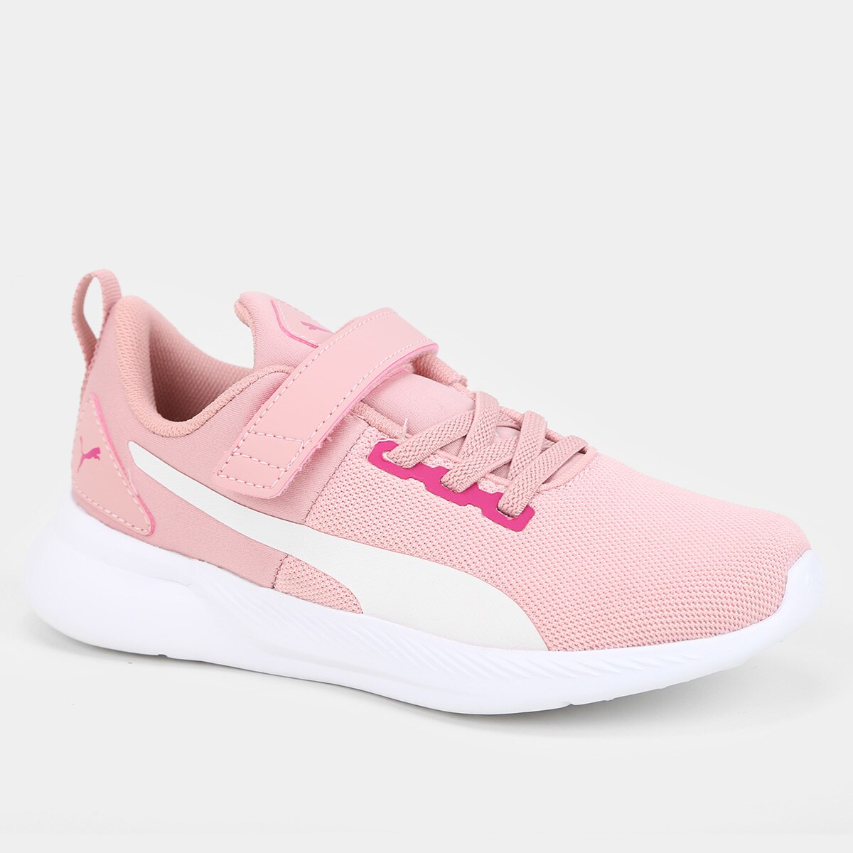 Tênis Infantil Puma Flyer Runner Mesh V PS BDP - Rosa | Netshoes
