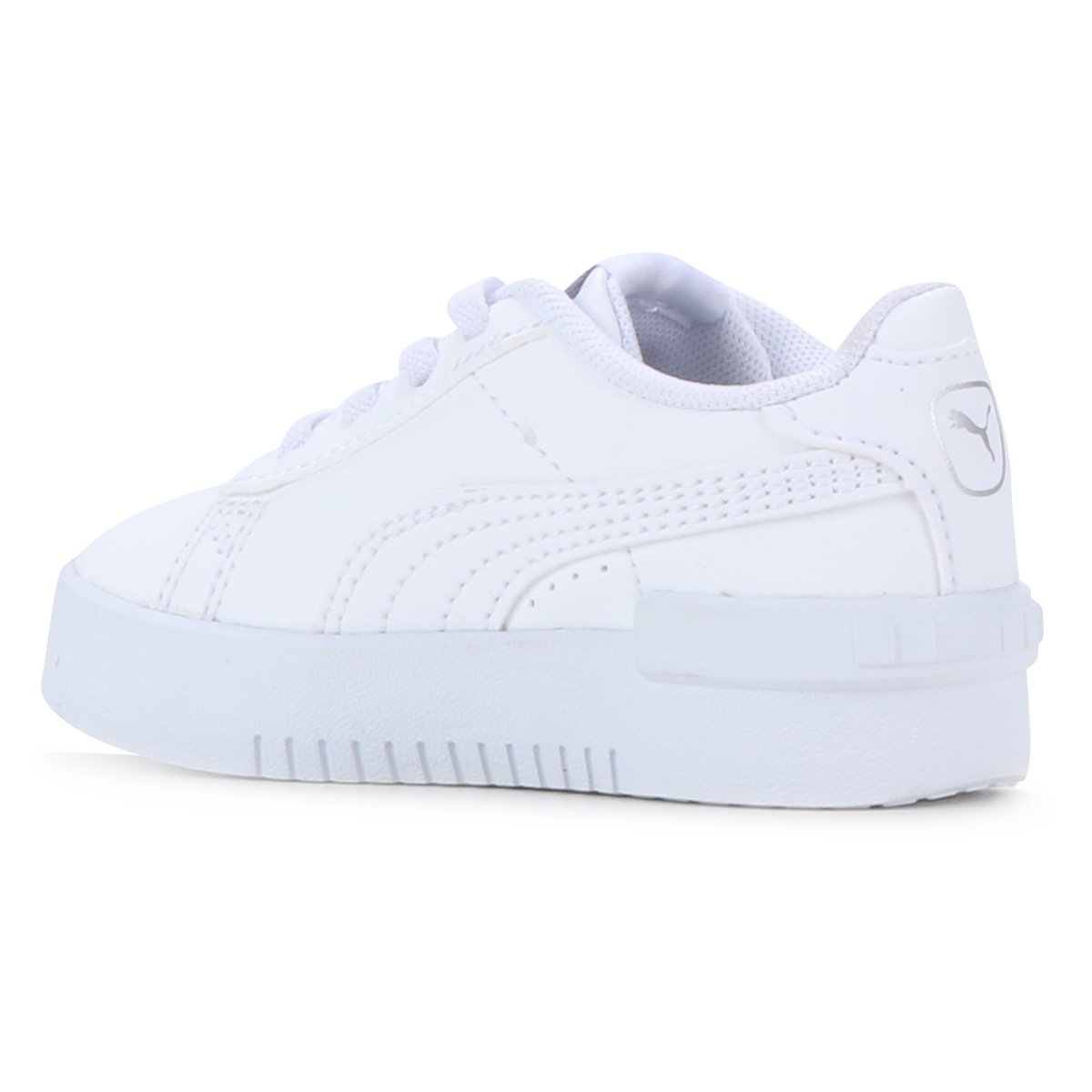 Tênis Infantil Puma Jada AC Feminino - Branco+prata | Netshoes