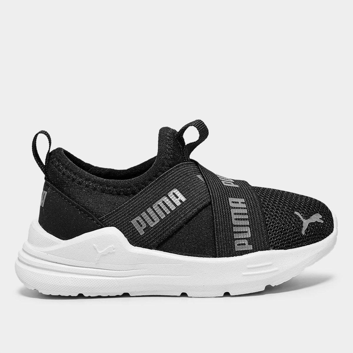 Tênis Infantil Puma Slip On Wired Run Menor preço em Tênis Infantil Puma Slip On Wired Run