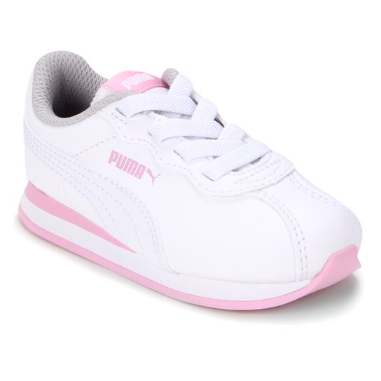 Tênis Infantil Puma Turin II Ac V Branco+Vinho Netshoes