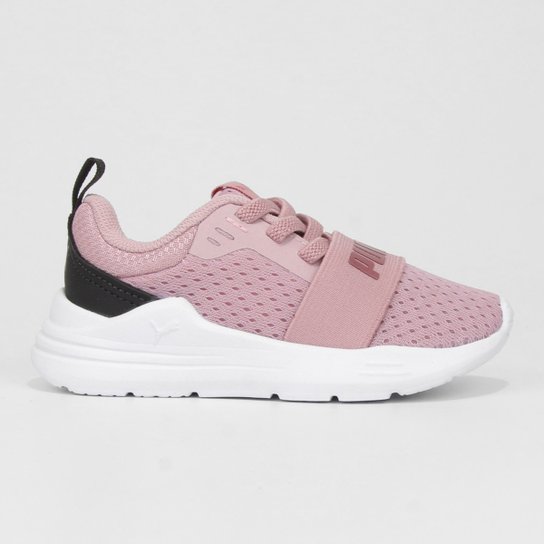 Tênis Infantil Puma Wired Run BDP Menina - Rose Gold Menor preço em Tênis Infantil Puma Wired Run BDP Menina - Rose Gold