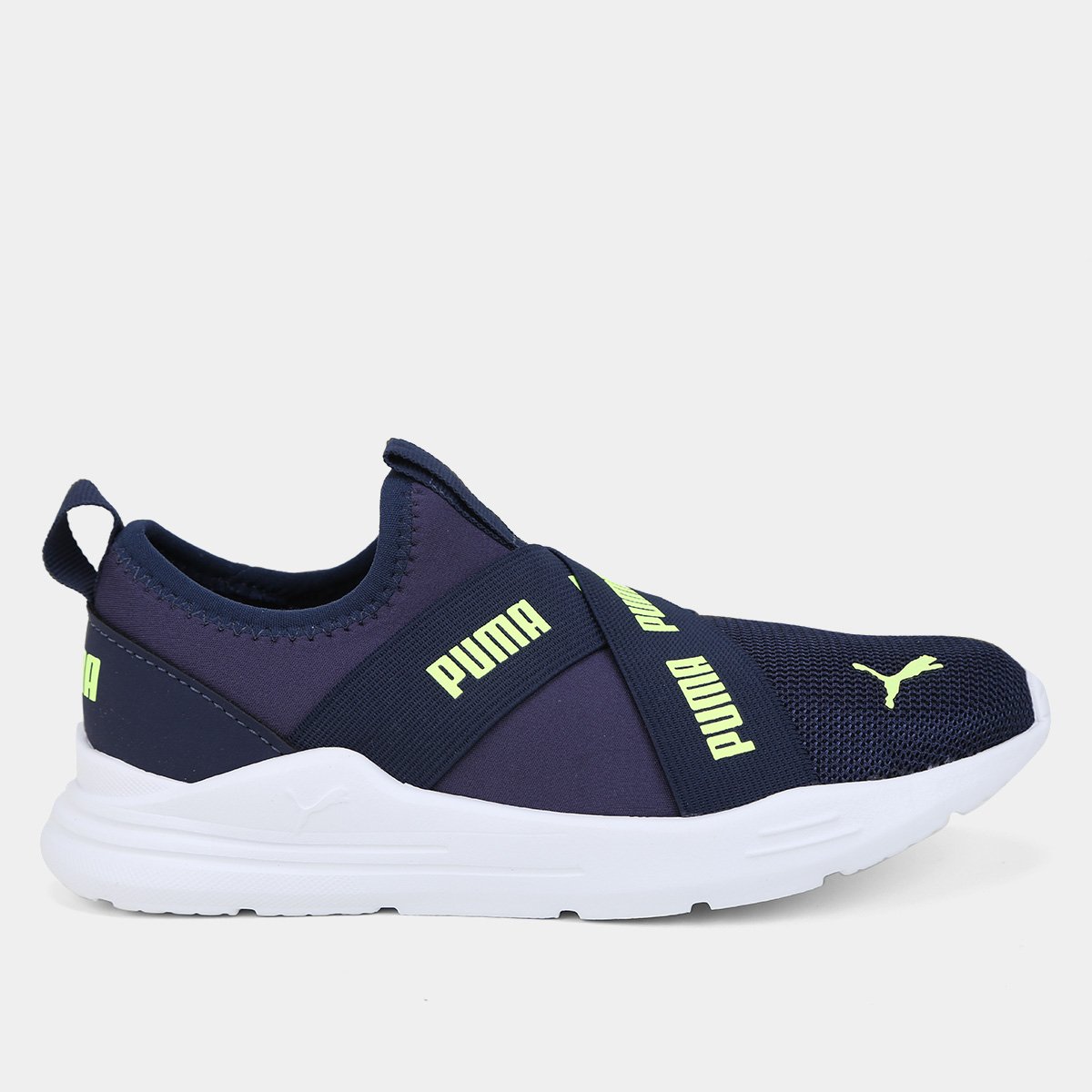 Tênis Infantil Puma Wired Run Slip On PS BDP Menor preço em Tênis Infantil Puma Wired Run Slip On PS BDP