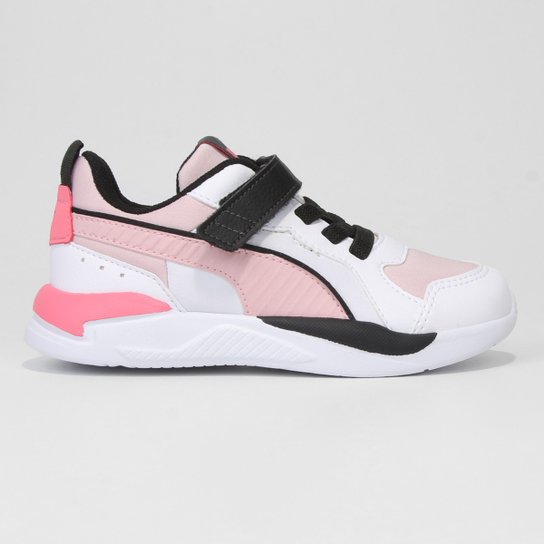 Tênis Infantil Puma X-Ray Feminino - Salmão+Branco Menor preço em Tênis Infantil Puma X-Ray Feminino - Salmão+Branco