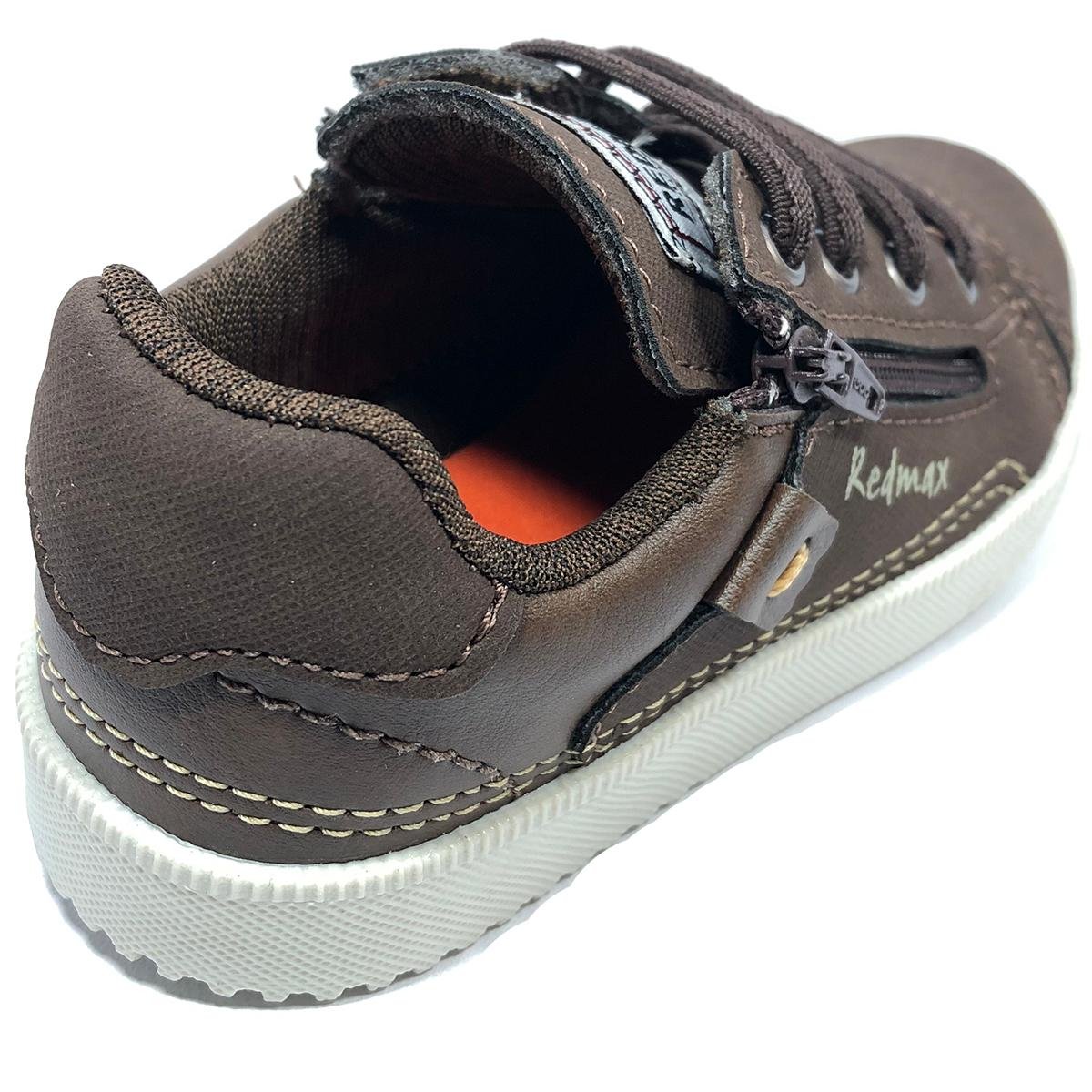 Tênis Infantil Redmax Top Boy Vity Masculino Marrom Escuro