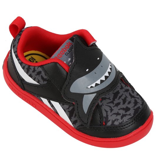 Tênis Infantil Reebok Vflex Critter I - Preto+Branco Menor preço em Tênis Infantil Reebok Vflex Critter I - Preto+Branco