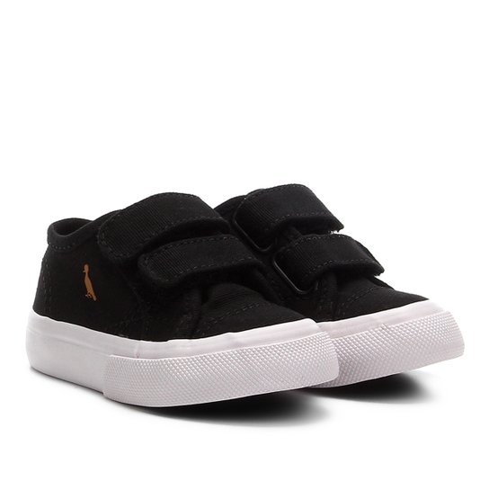 Tênis Infantil Reserva Mini C/ Velcro - Preto e Branco Menor preço em Tênis Infantil Reserva Mini C/ Velcro - Preto e Branco