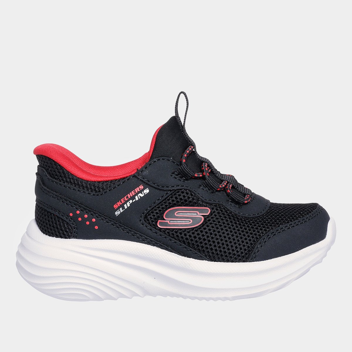 Tenis Infantil Skechers Bounder Pro Menino Preto