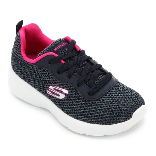 Tênis Infantil Skechers D'Namight 2.0 Quick Concept - Marinho+Pink