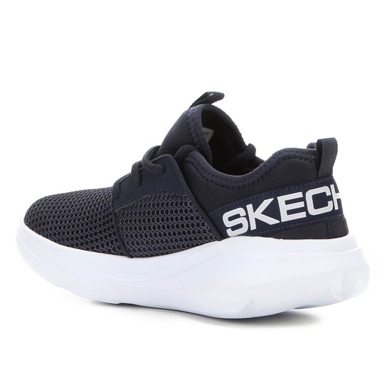 Tênis Infantil Skechers GO Run Fast Masculino - Azul Escuro