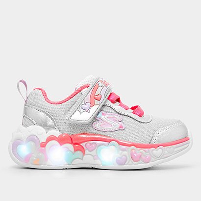 Tênis Infantil Skechers Ligths Eternal Heart Menina - Feminino