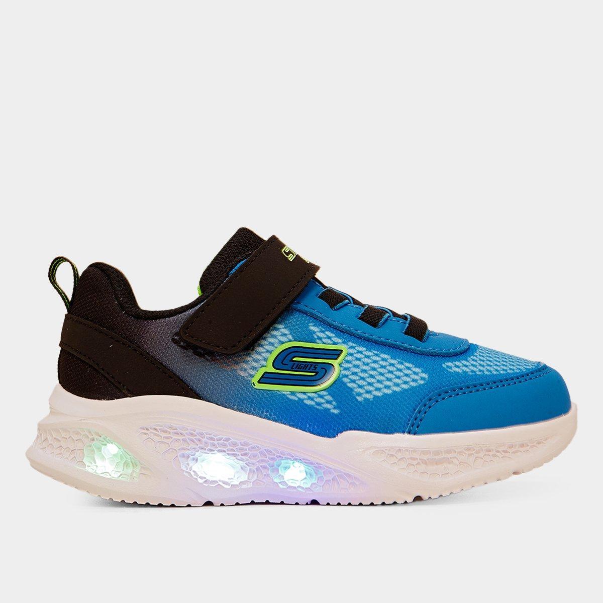 Tênis Infantil Skechers Meteor-Lights-Krendo Masculino - 1