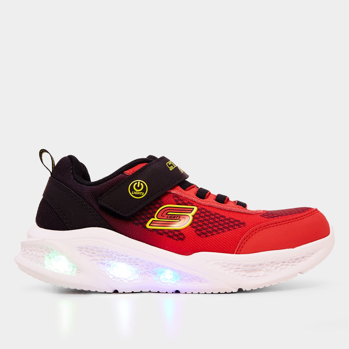 Tênis Infantil Skechers Meteor-Lights-Krendo Menino Menor preço em Tênis Infantil Skechers Meteor-Lights-Krendo Menino