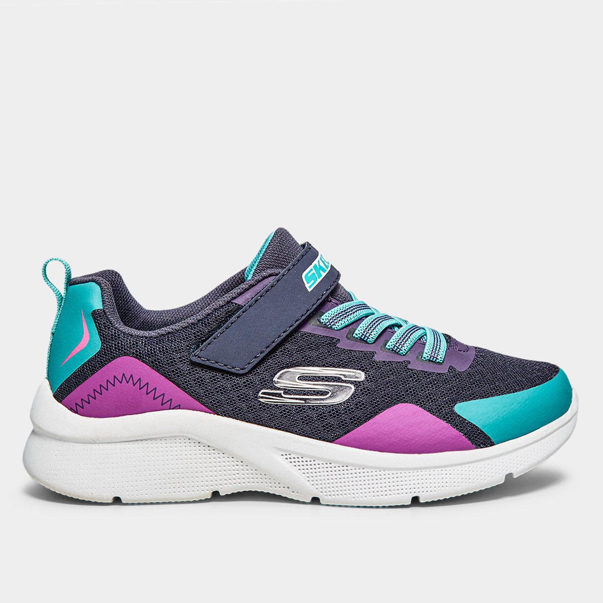 Tênis Infantil Skechers Microspec - Bright R Menina Menor preço em Tênis Infantil Skechers Microspec - Bright R Menina