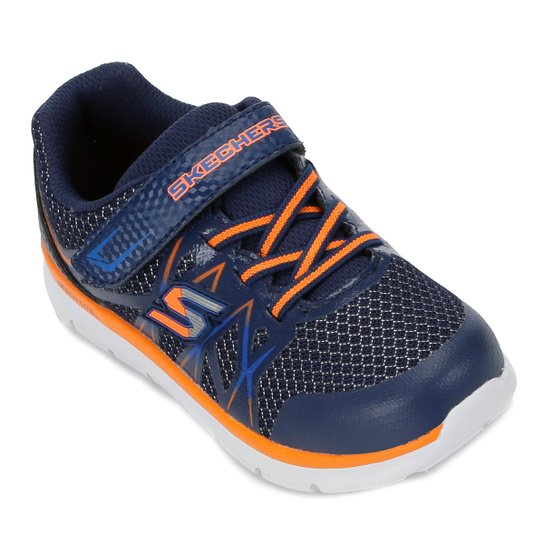 Tênis Infantil Skechers Skech Lite Fast St - Azul+amarelo Menor preço em Tênis Infantil Skechers Skech Lite Fast St - Azul+amarelo