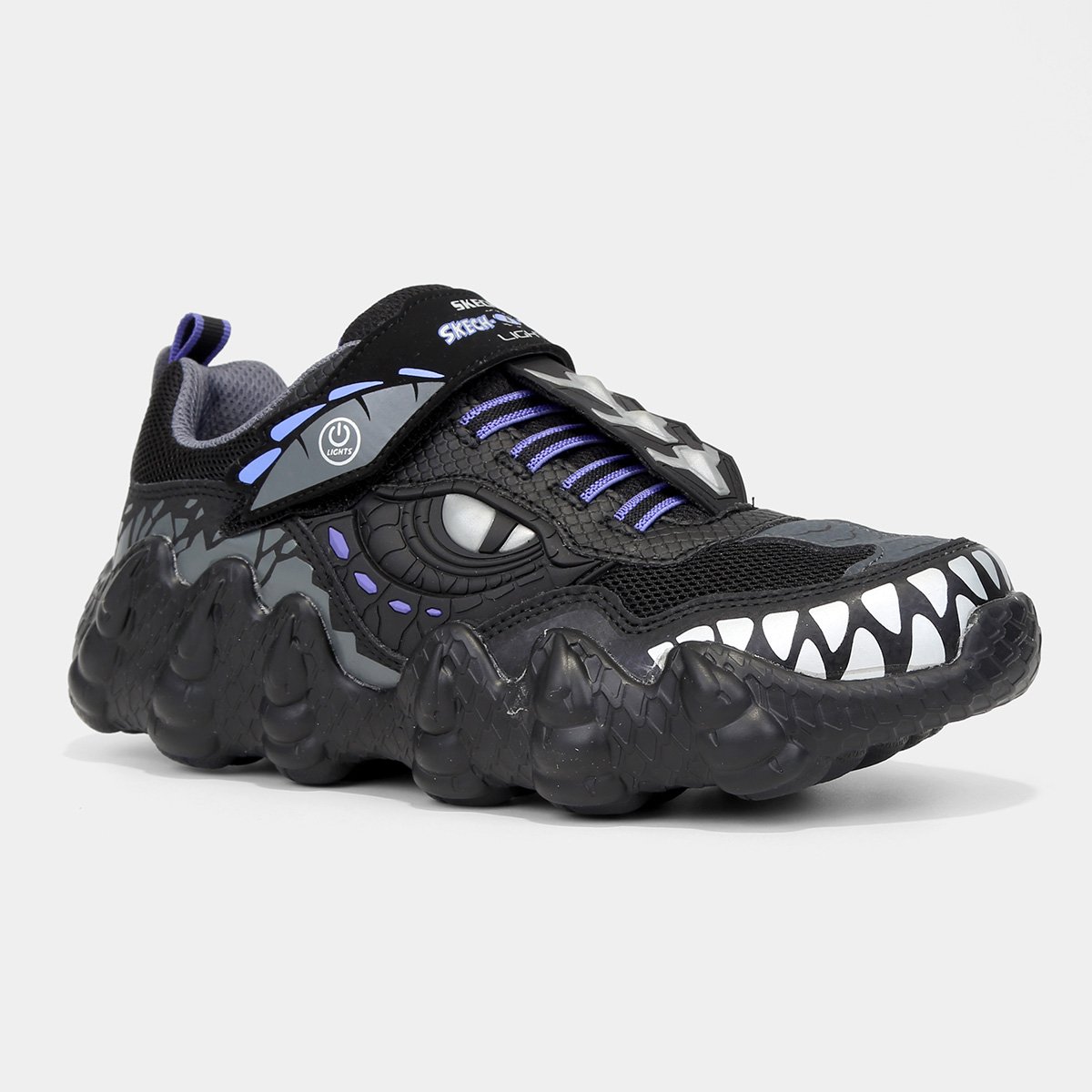 Tênis Infantil Skechers Skech-O-Saurus Lights Dino Tracker Menino - 1
