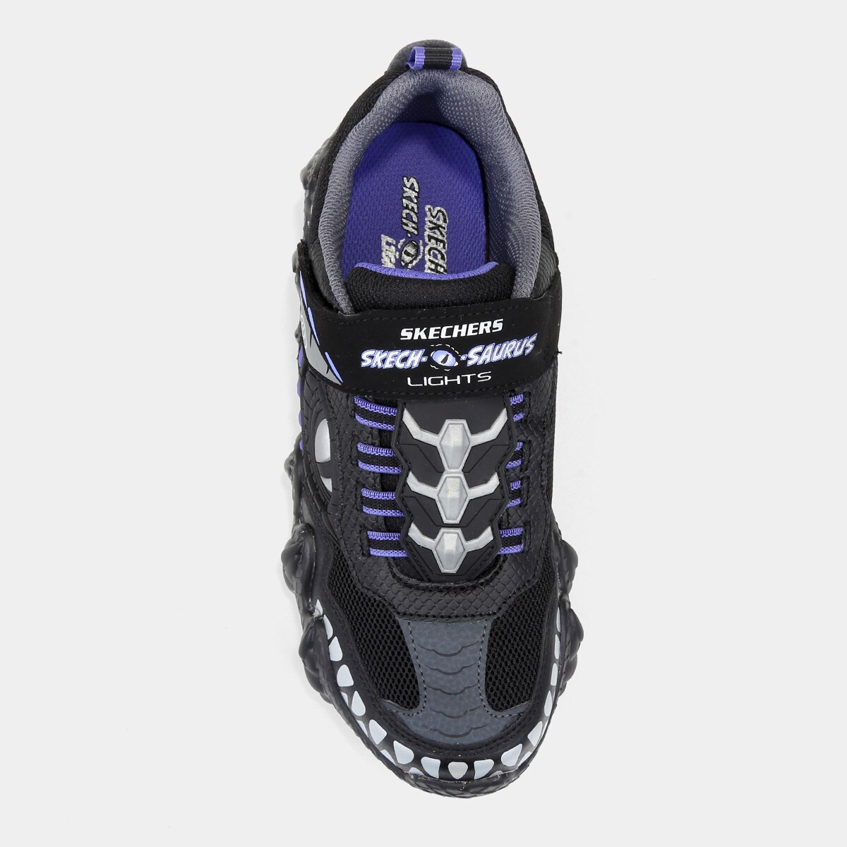 Tênis Infantil Skechers Skech-O-Saurus Lights Dino Tracker Menino - 3