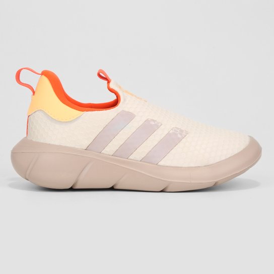 Tênis Infantil Slip On Adidas Monofit Trainer Lifestyle - Branco+Laranja Menor preço em Tênis Infantil Slip On Adidas Monofit Trainer Lifestyle - Branco+Laranja