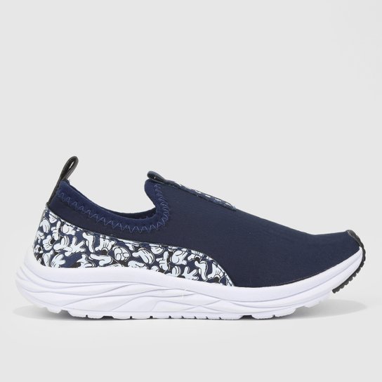 Tênis Infantil Slip On Disney Mickey Menino - Marinho Menor preço em Tênis Infantil Slip On Disney Mickey Menino - Marinho