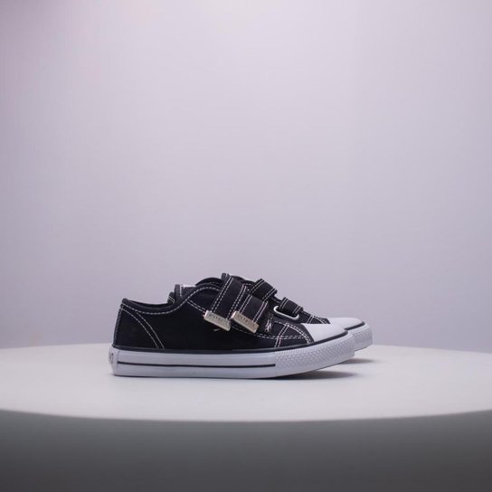 Tênis Infantil Starzinho C/ Ajuste Preto+Branco Netshoes
