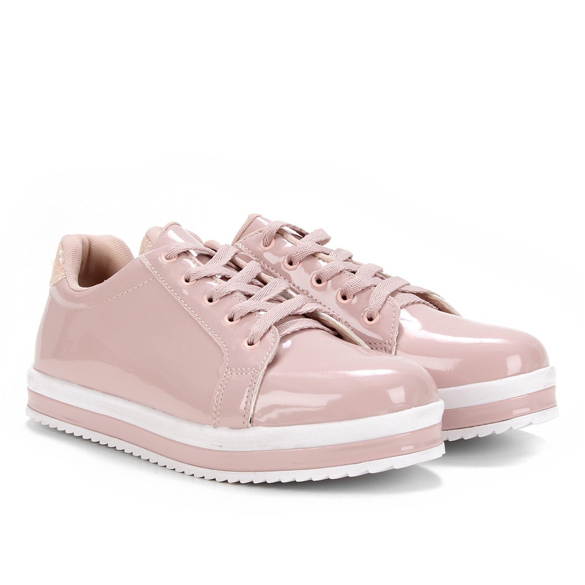 tenis verniz rose