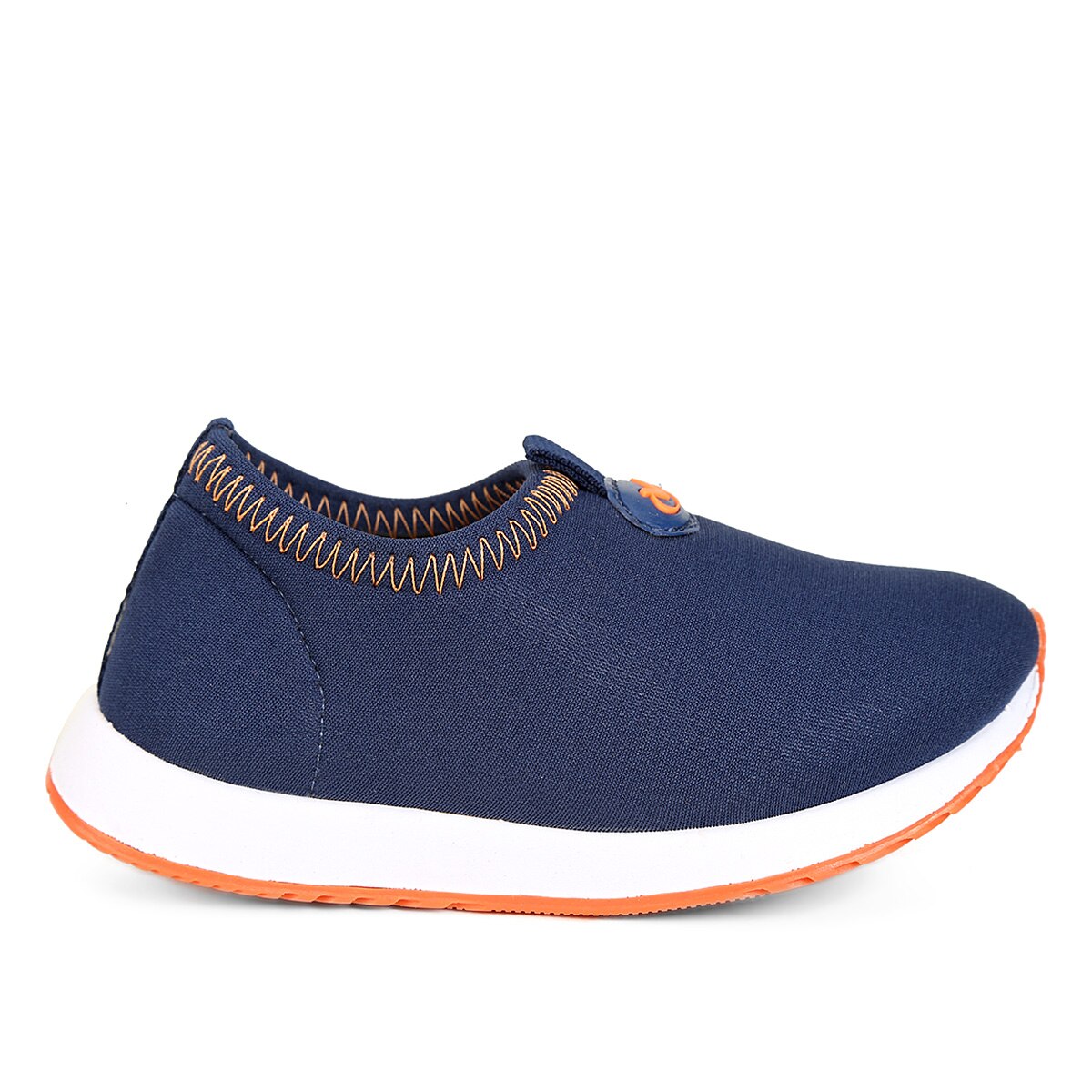 Tênis Infantil Via Vip Soft Sem Cadarço Masculino - Marinho | Netshoes