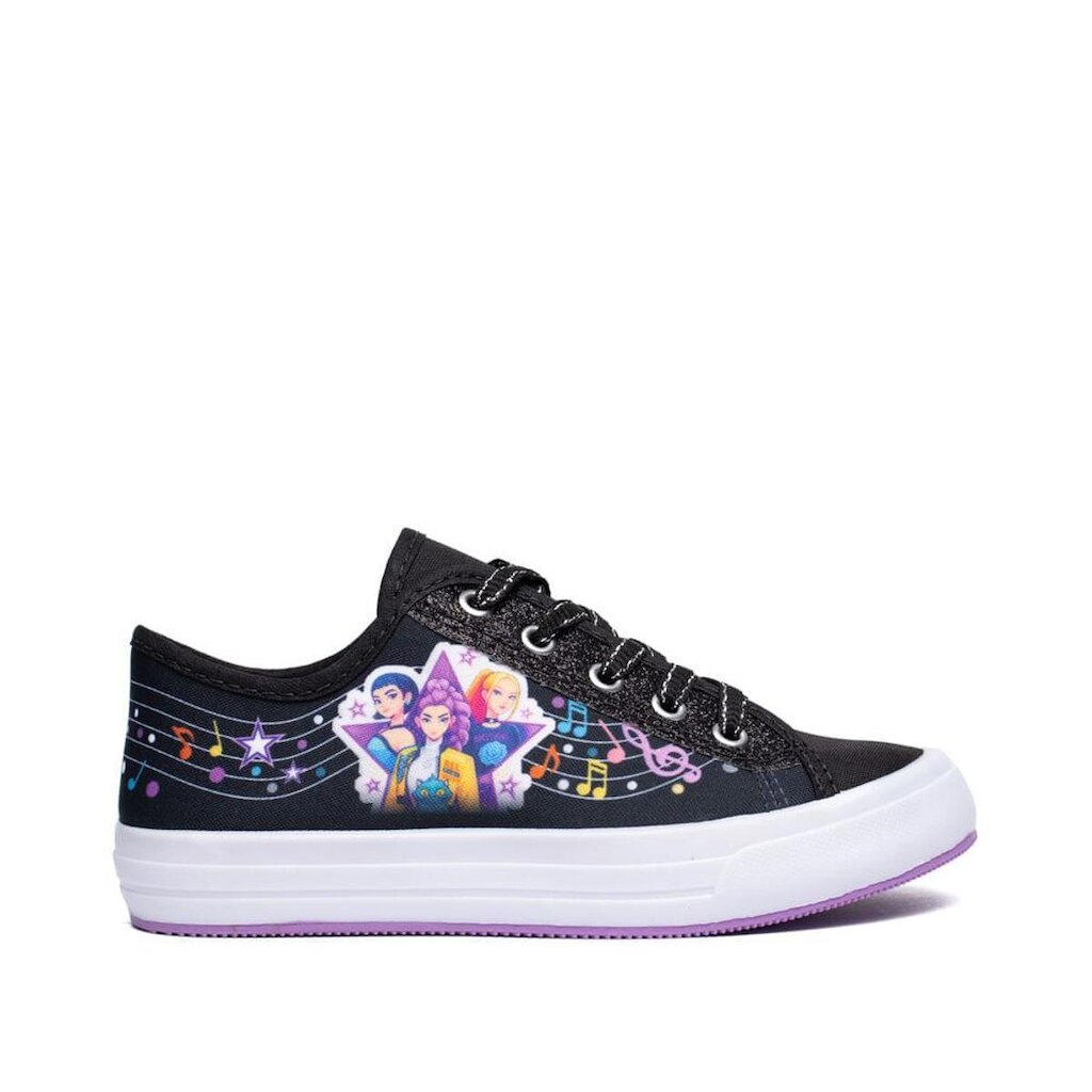 Tênis Infantil Winipeg Music Glitter Preto