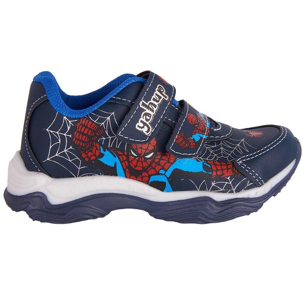 Tênis Infantil Yahup Super Herói Spider Com Led Menino