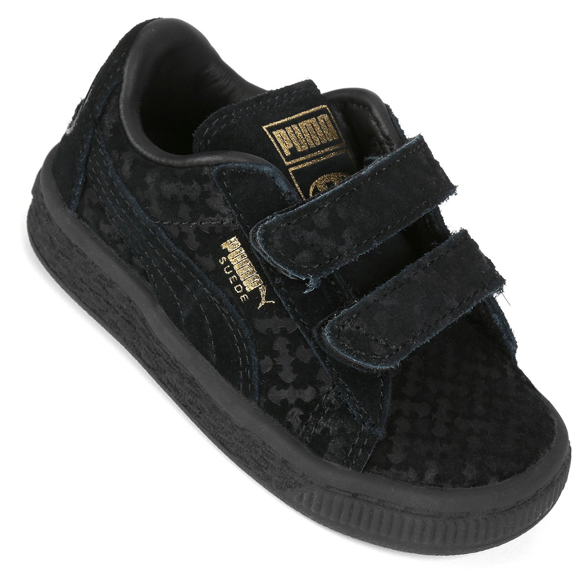 Tênis InfantilPuma Suede Batman Fm V Preto Netshoes