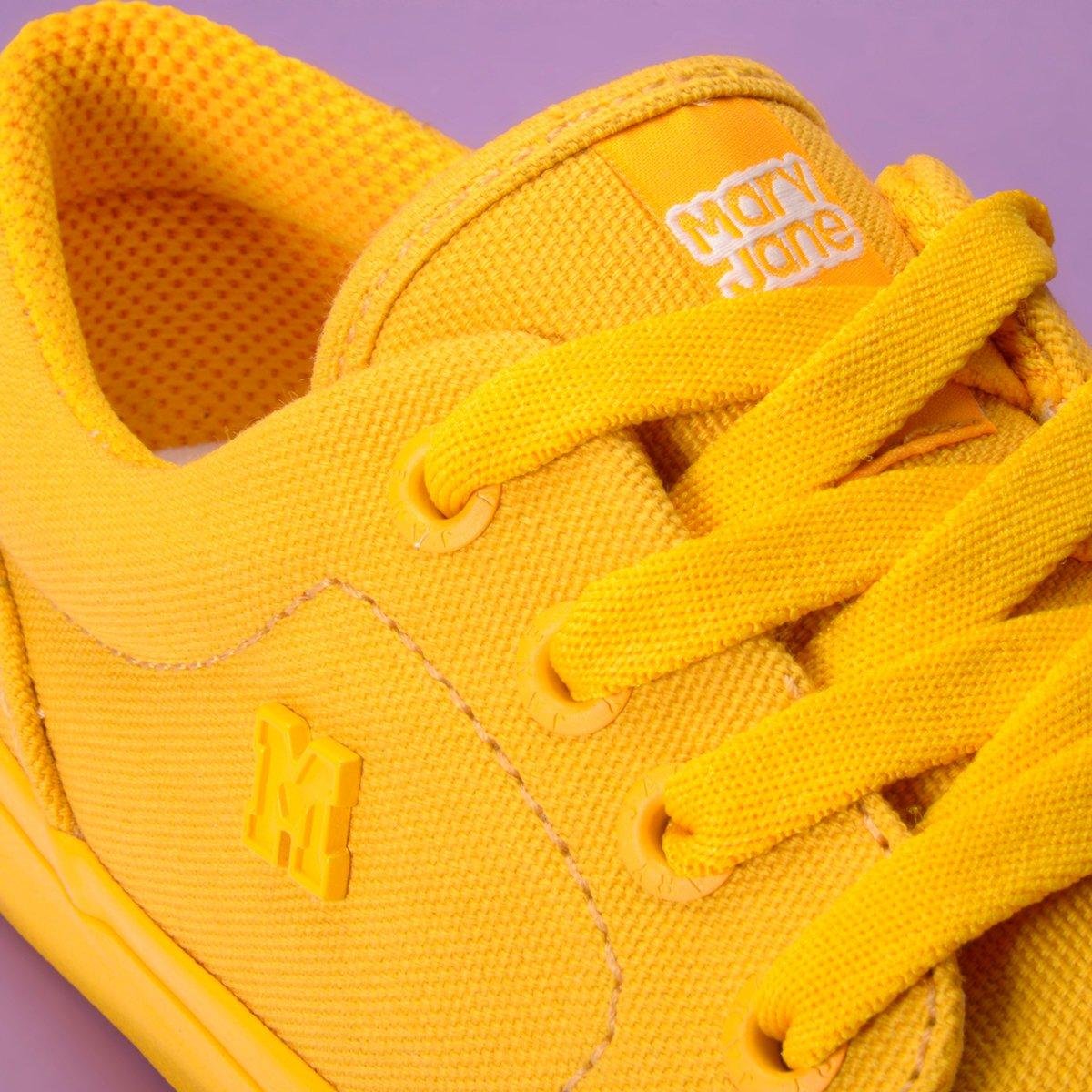 tenis mary jane amarelo