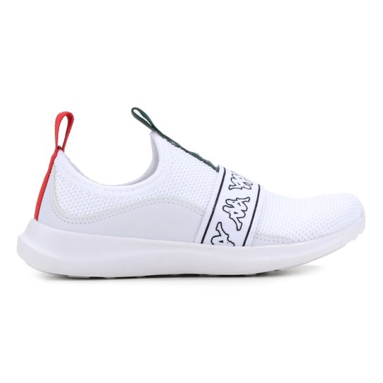 Tênis Jogging Juvenil Kappa Havana - Branco Menor preço em Tênis Jogging Juvenil Kappa Havana - Branco