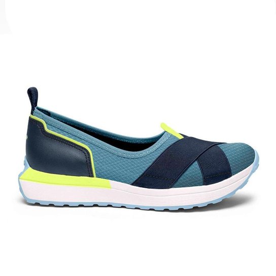 Tênis Jogging Slip On Feminino Kolosh Marinho - C2802 - Azul Menor preço em Tênis Jogging Slip On Feminino Kolosh Marinho - C2802 - Azul