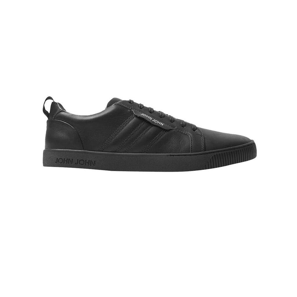 Tênis John John Masculino Boston Leather Black